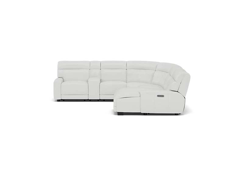 Morrow 6-Pc. Leather Fully Loaded Zero Gravity Reclining Modular